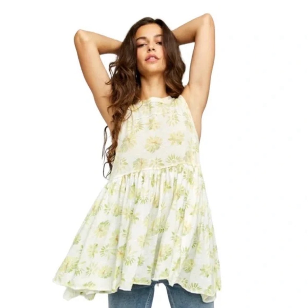 NWT Free People - Madison Tank Tunic Light Combo - Picture 2 of 4